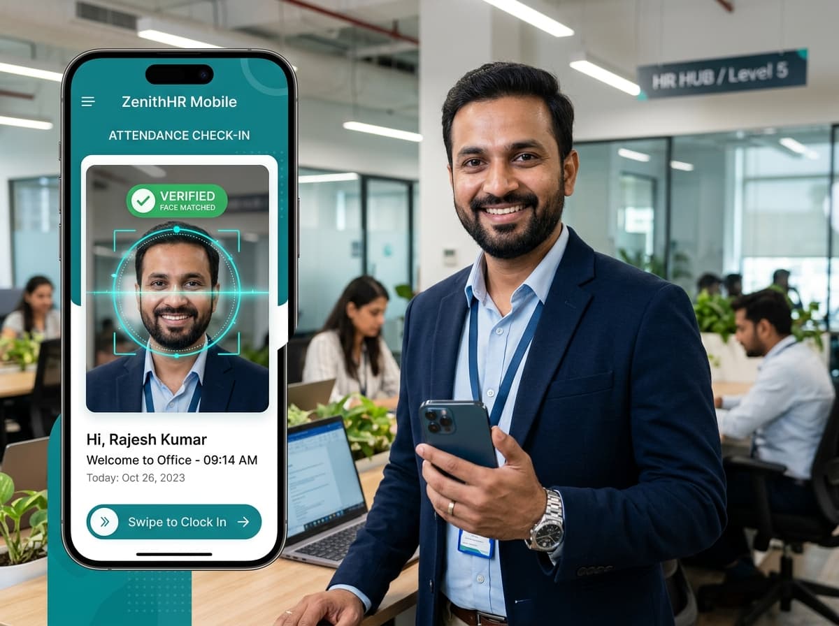 Flexible Attendance Modes — Mobile App AI Face & GPS Check-In