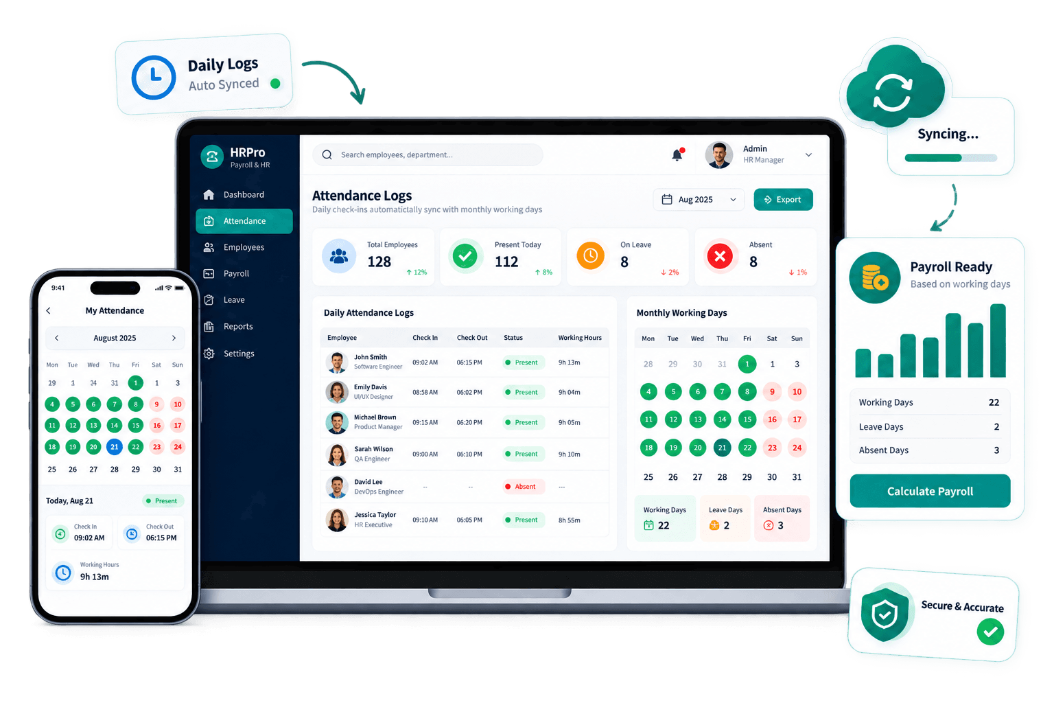 Turn Attendance into Accurate Payroll