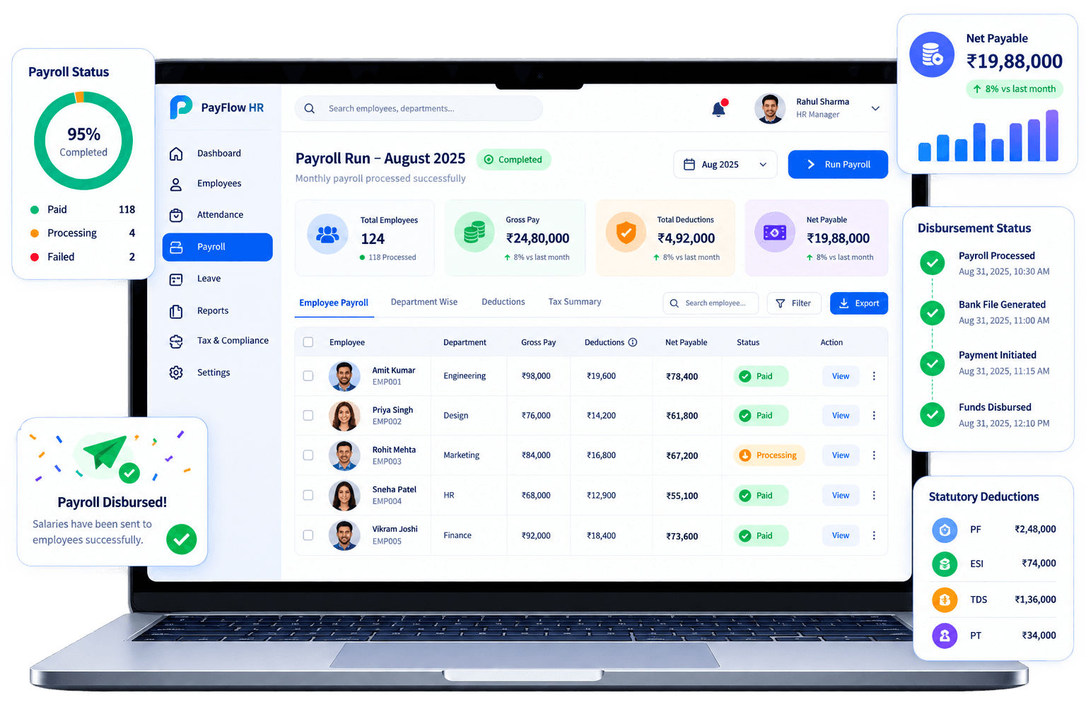 Manage Payroll in One Place