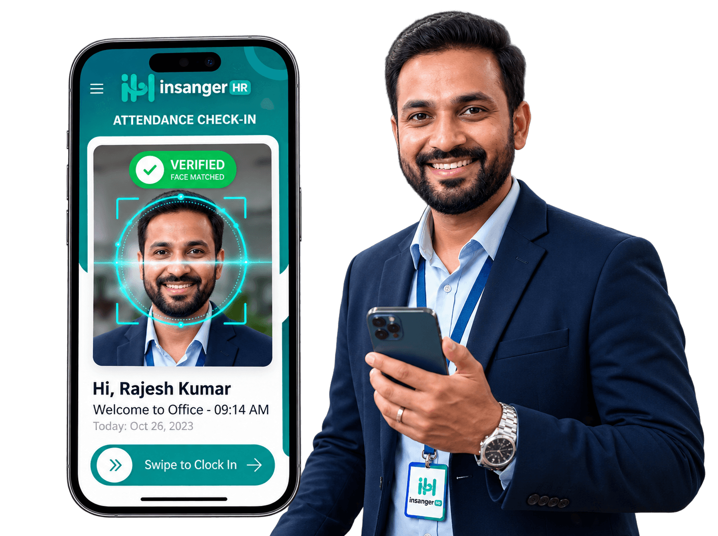 Flexible Attendance Modes — Mobile App AI Face & GPS Check-In